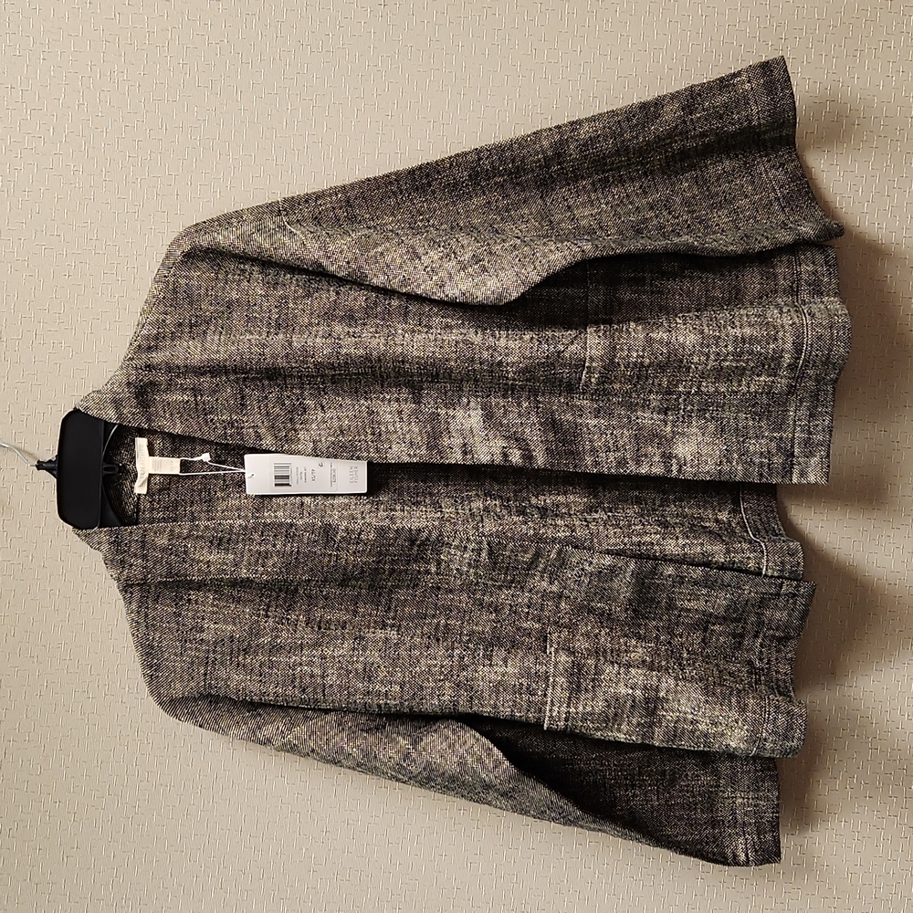NWT Eileen Fisher Tweedy Organic Cotton Kimono Jacket Size XS - Picture 2 of 8